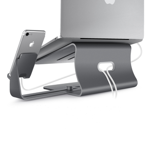 Bestand TI-Station 104 - Aluminium Laptop Stand With Cell Phone Stand 2 in 1