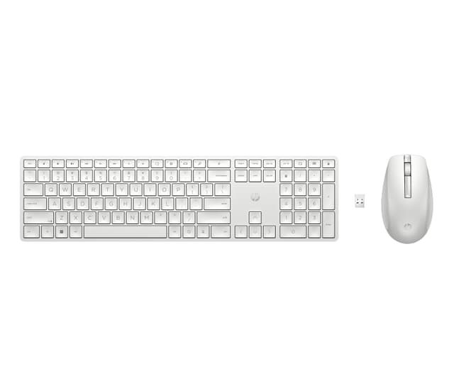 HP 650 WL Mouse + KB Combo White A/P