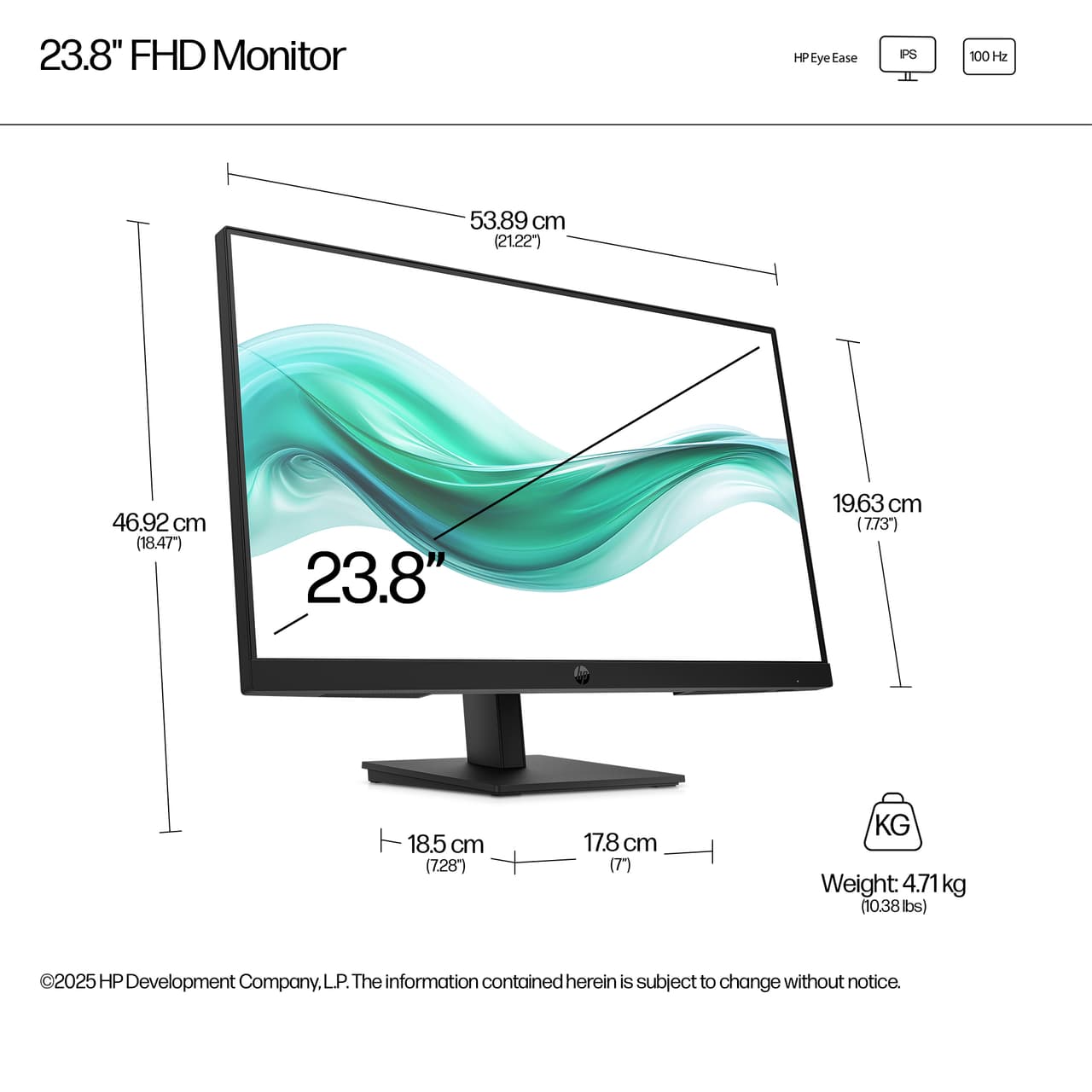 HP 324ph 24" monitor — photo 4