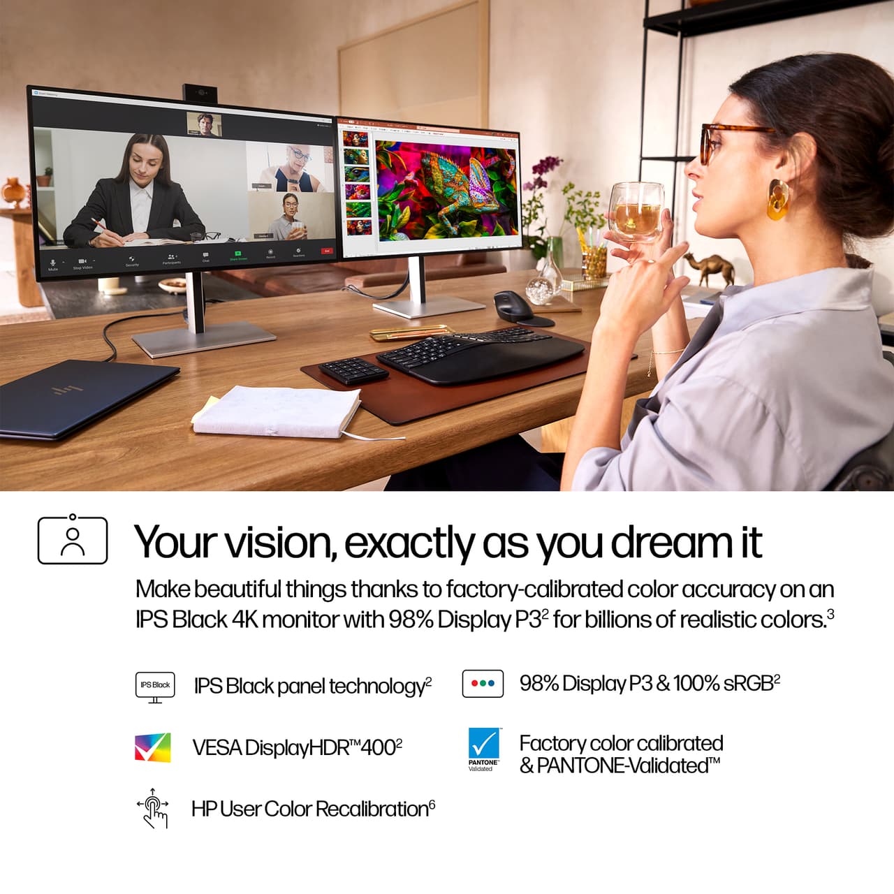 HP 727pm 27" 4K Ultra HD monitor — photo 4
