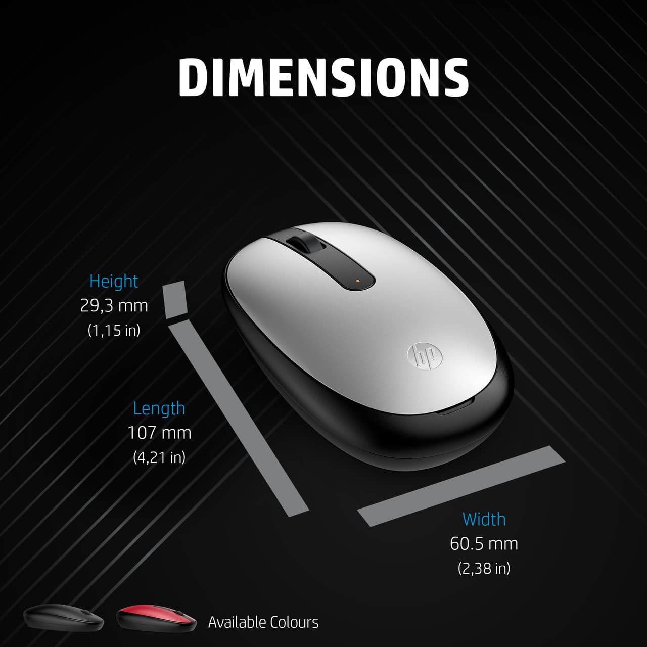 HP 240 Red BT Mouse (Red) — photo 5