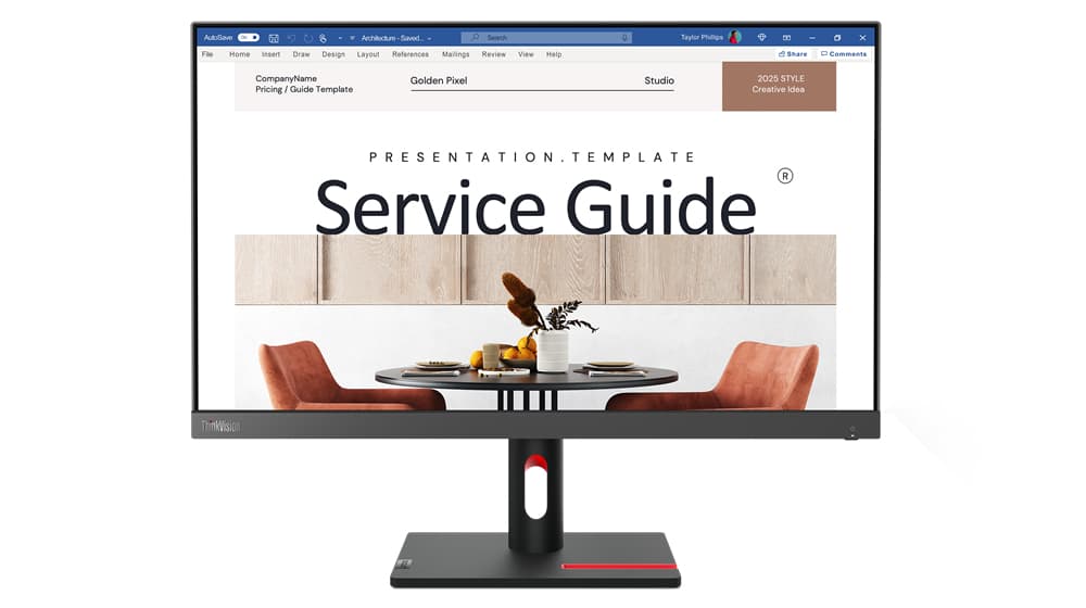 Lenovo ThinkVision S24i-30 24" monitor — photo 3