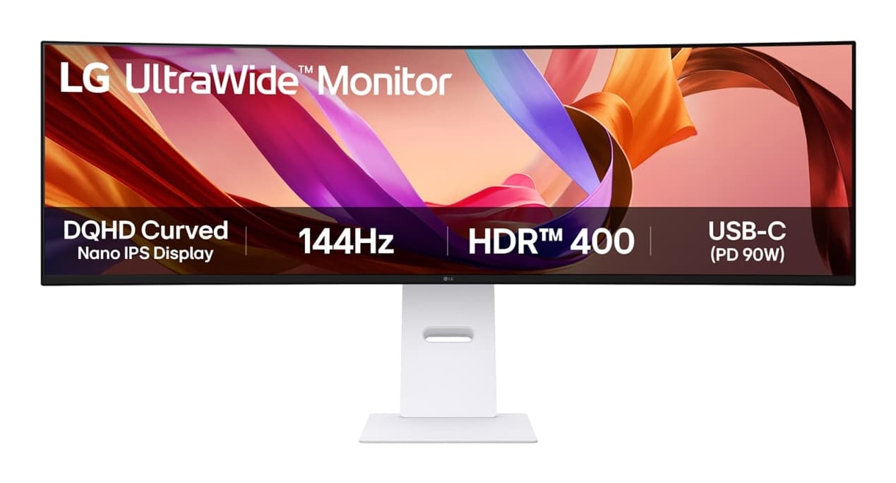 LG Ultrawide Dual Quad HD (DQHD) 49U950A-W 49" USB-C monitor