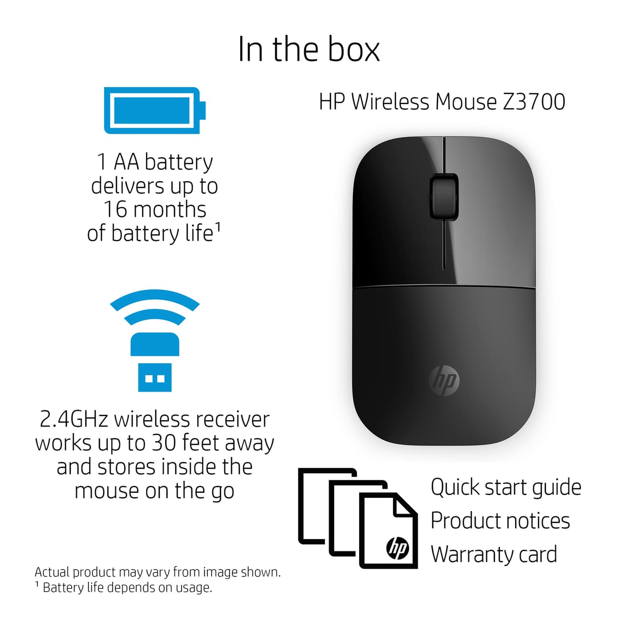 HP Z3700 Mouse — photo 3