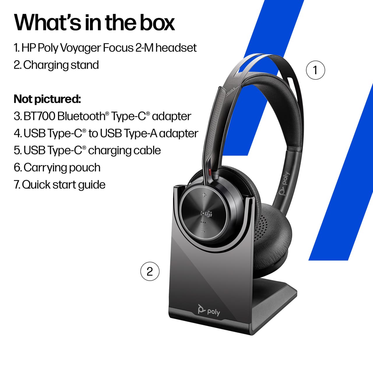 Poly Voyager Focus 2-M USB-C-C Headset U — photo 5
