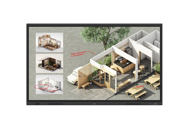 LG CreateBoard 75TR3DQ-B 75" display