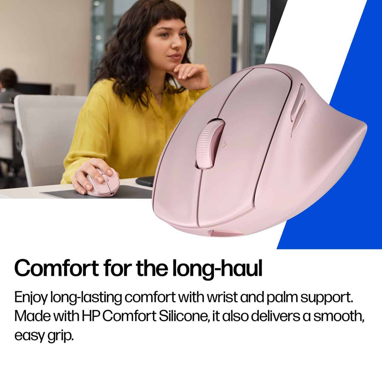 HP Tilt Ergonomic Pink Mouse 720M A/P — photo 4
