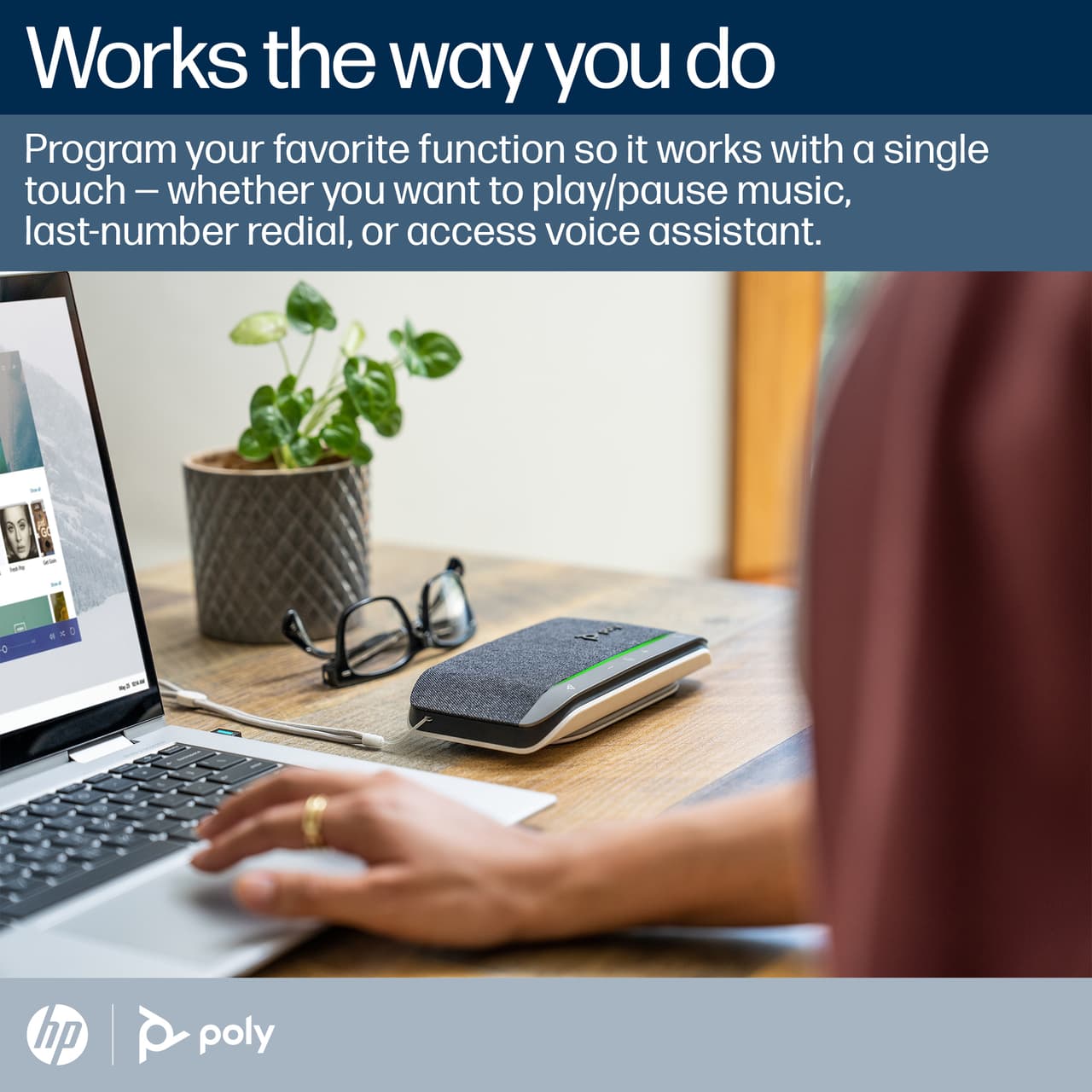 HP Poly Sync 20-M Speakerphone — photo 4
