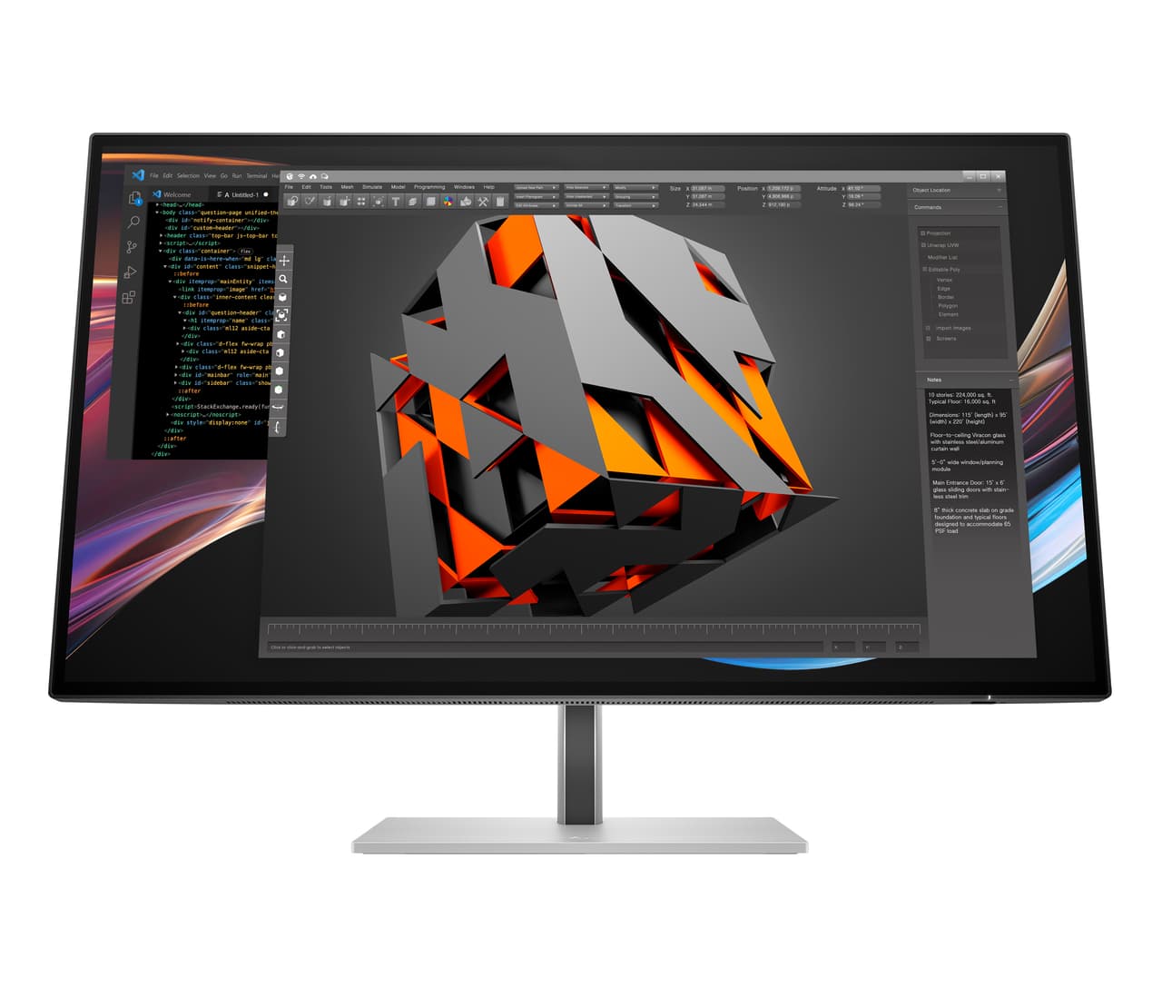 HP 727pk 27" USB-C monitor — photo 1