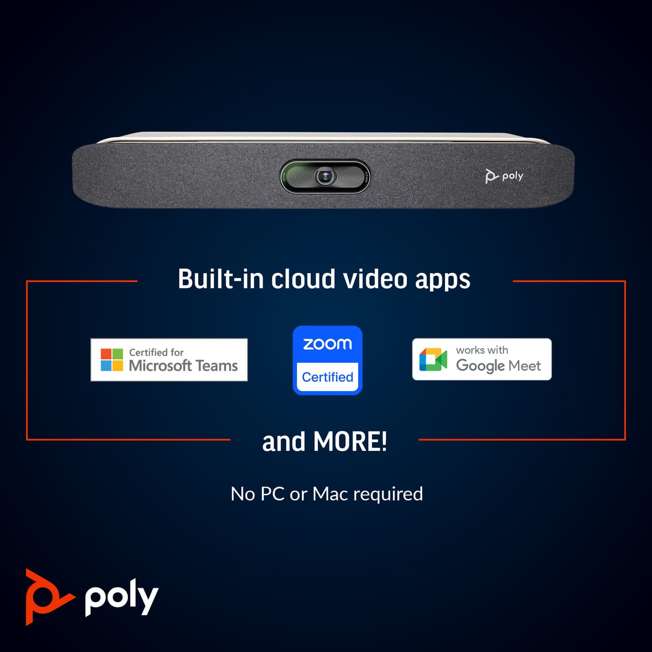 HP Poly Studio X30 Video Conference Equipment - Small Room Size Supported — photo 5