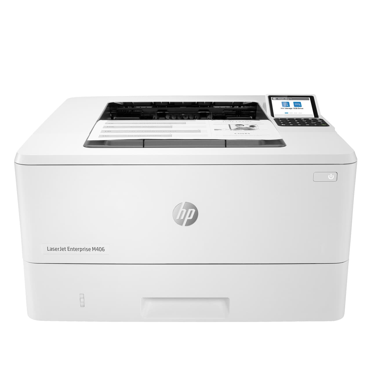 HP LaserJet Enterprise M406dn Desktop Laser Printer