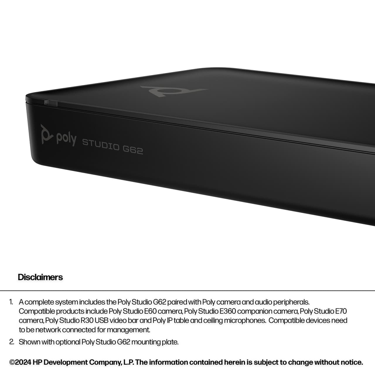 Poly Studio G62 Video Conferencing System — photo 4