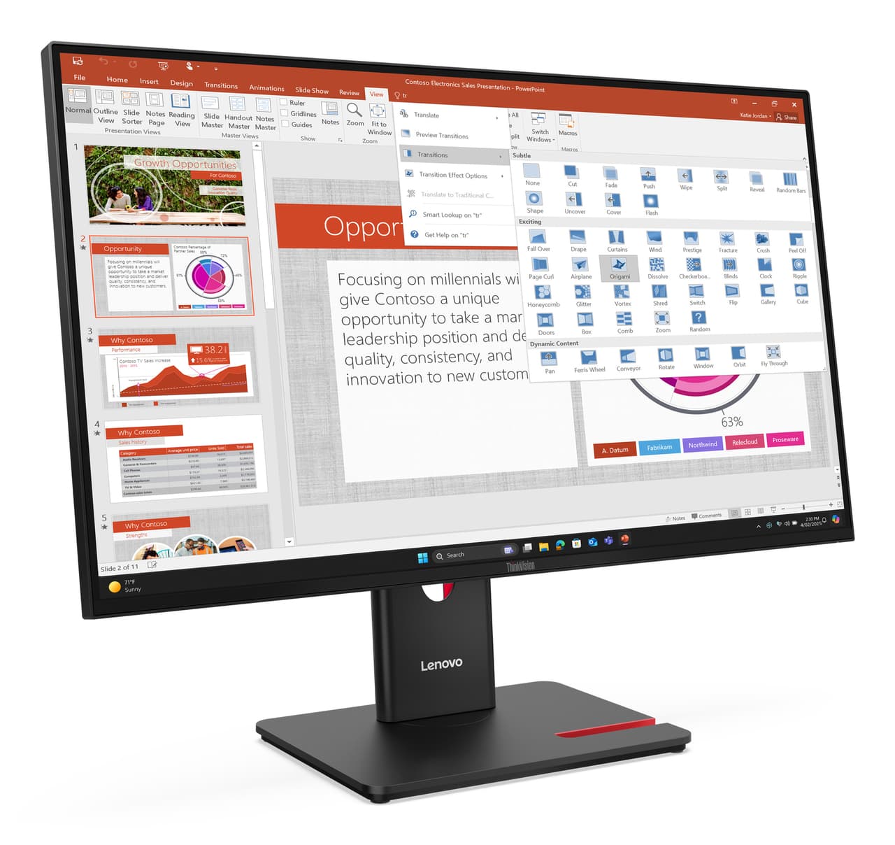Lenovo ThinkVision T27-40 — photo 4
