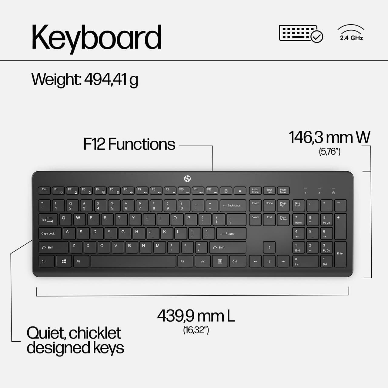 HP 230 Keyboard & Mouse — photo 4