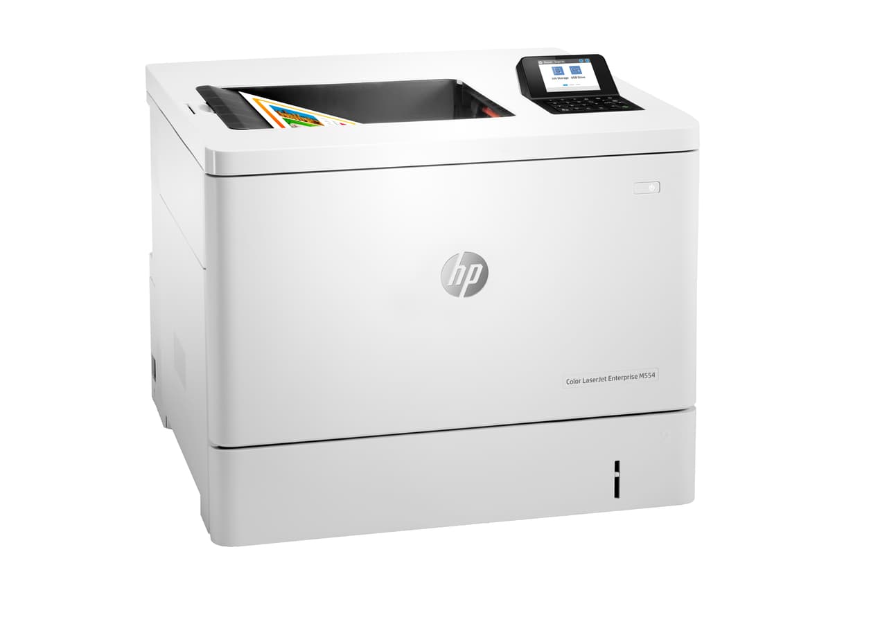 HP LaserJet Enterprise M554 M554dn Desktop Laser Printer — photo 2