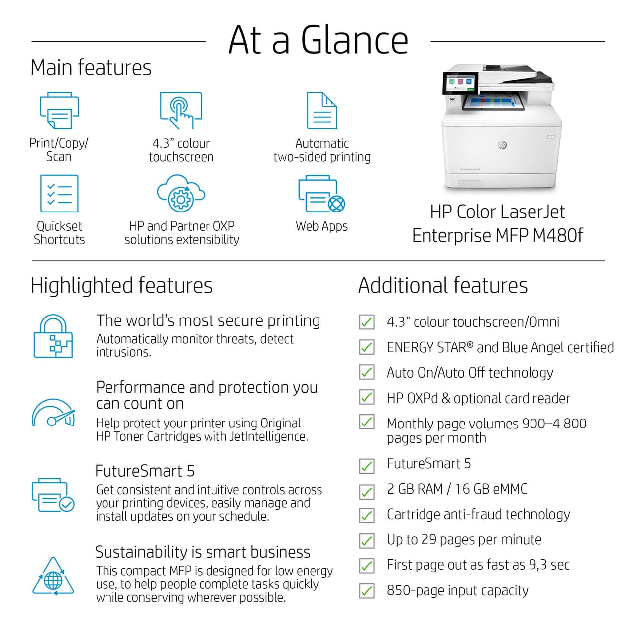 HP LaserJet Enterprise M480f Laser Multifunction Printer — photo 5