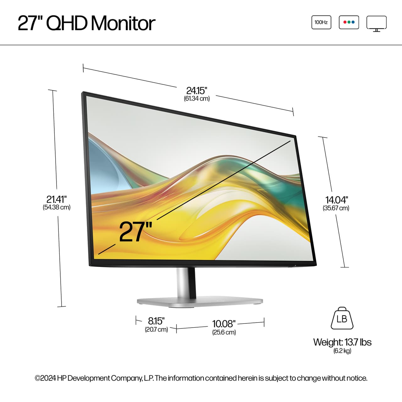 HP 527pq 27" monitor — photo 4