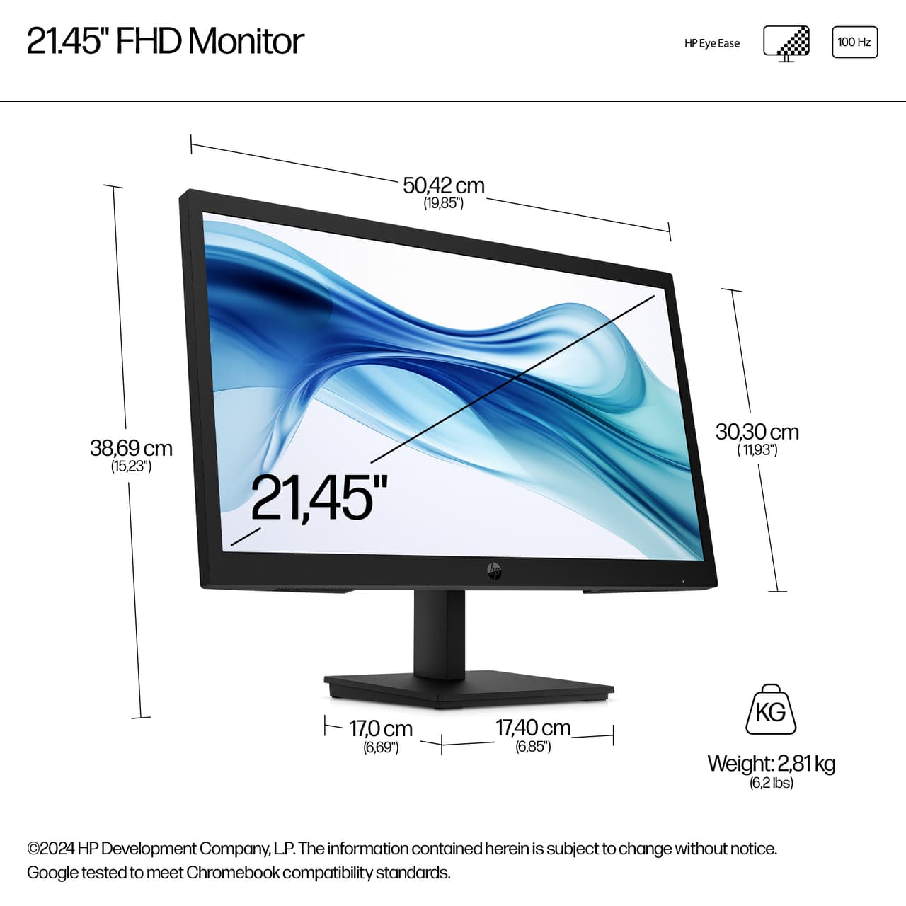 HP 322pv 21" monitor — photo 3