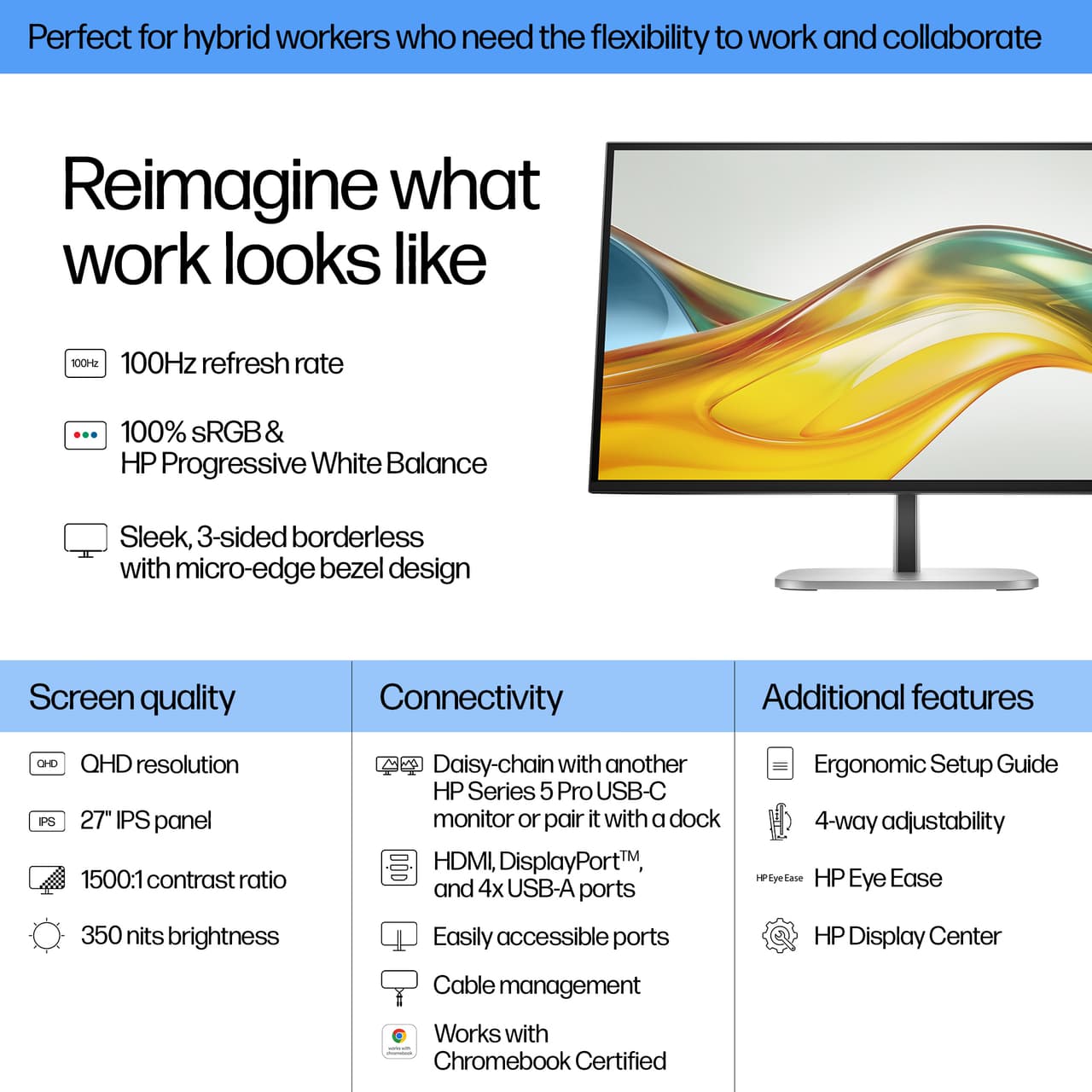 HP 527pq 27" monitor — photo 3