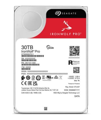 Seagate IronWolf Pro 30 TB Hard Drive