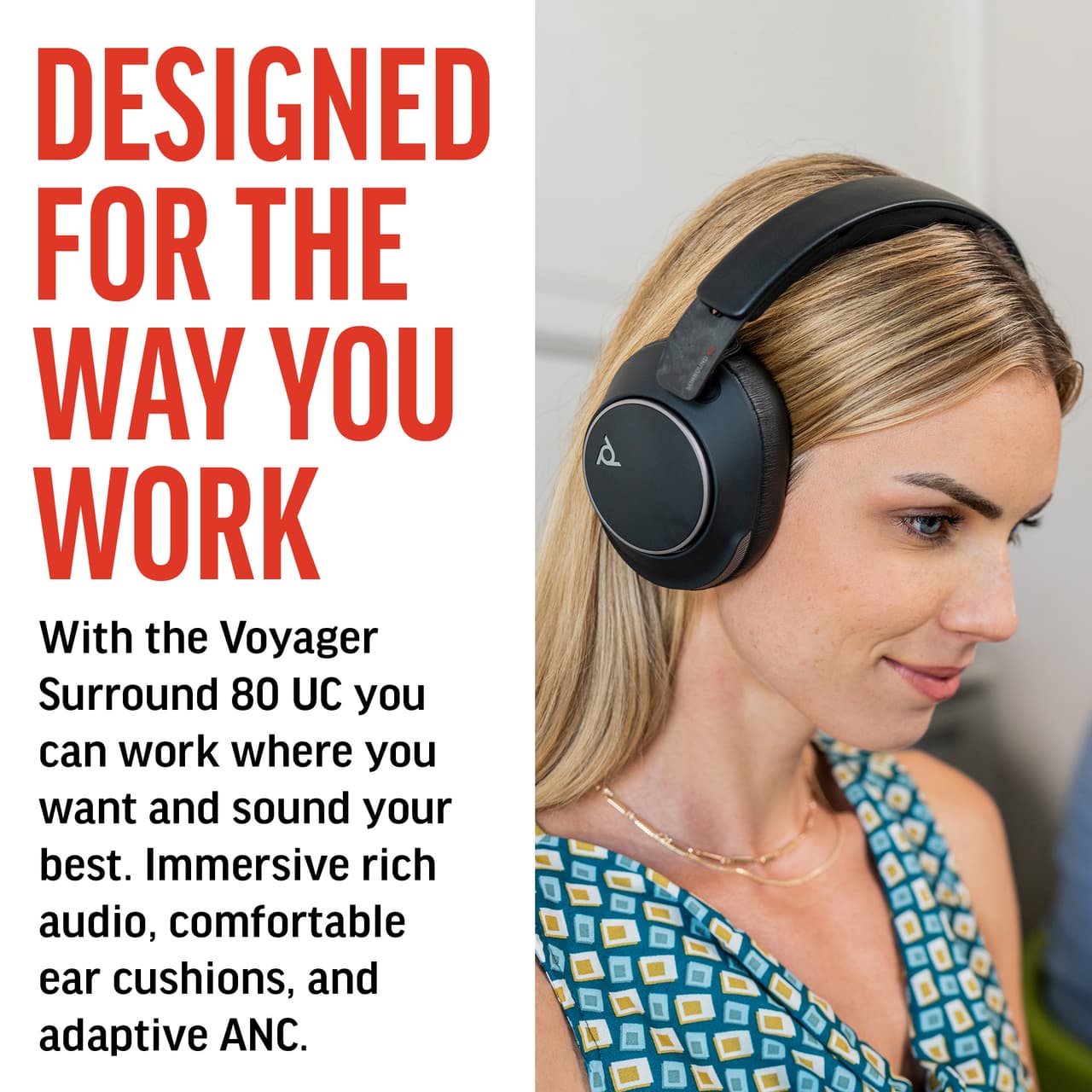 HP Voyager Surround 80 UC Usb-c Usb-c/a Ada — photo 2