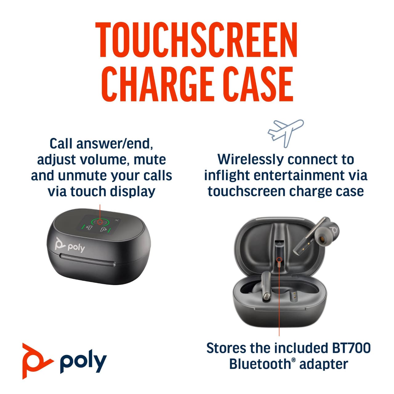 HP Poly Voyager Free 60+ UC True Wireless Earbud Stereo Earset — photo 3