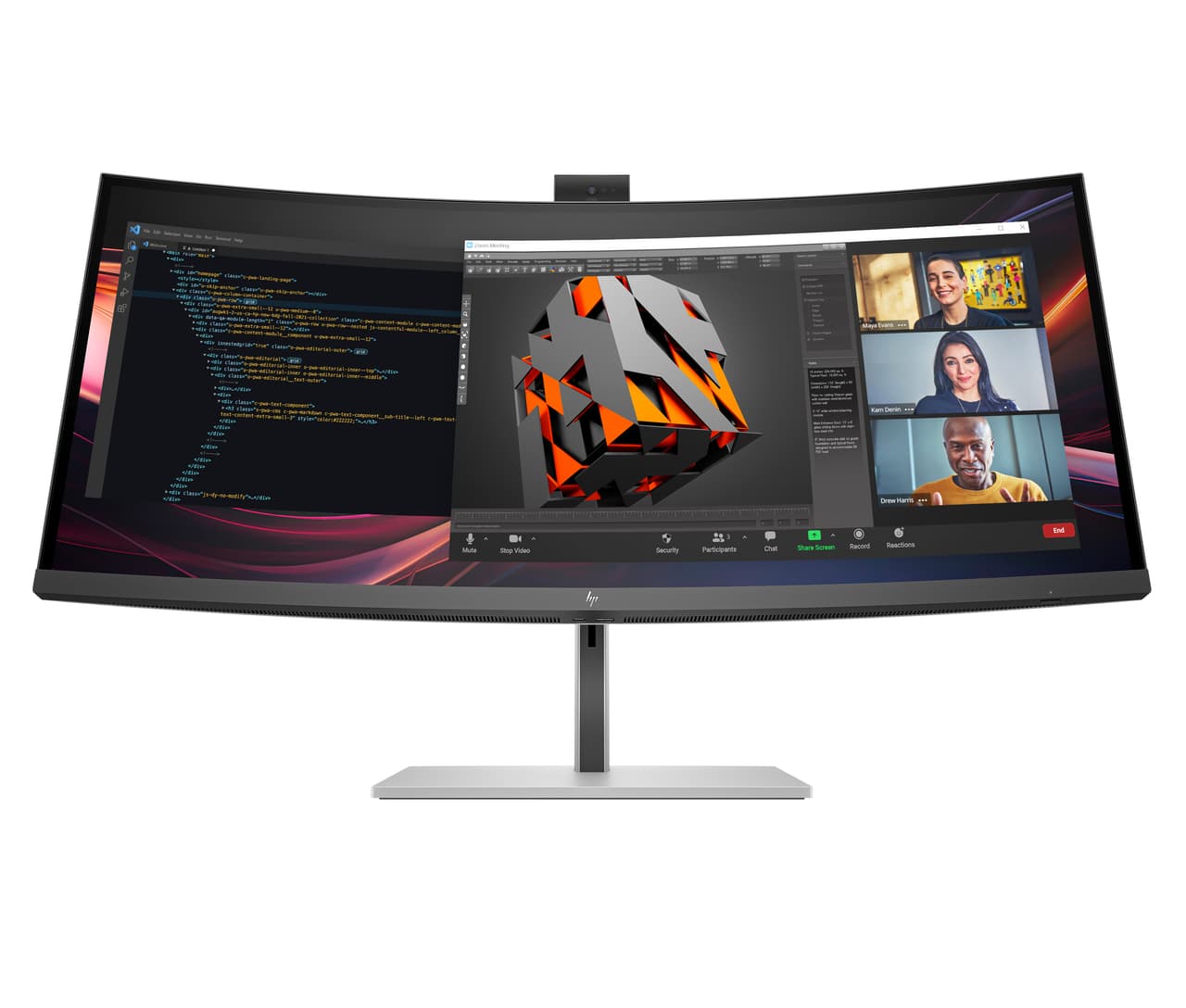HP 734pm 34" USB-C monitor — photo 1