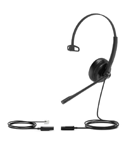 Yealink YHS34 Wired Over-the-head Mono Headset