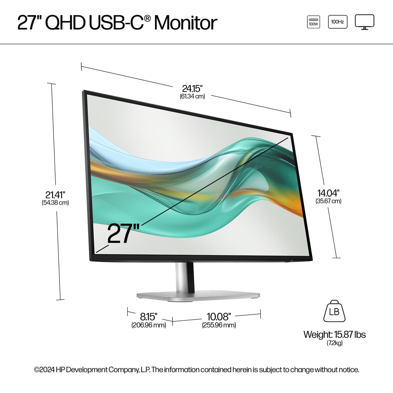 HP 527pu 27" USB-C monitor — photo 4