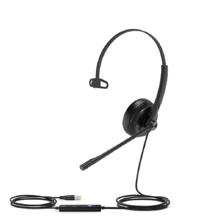 Yealink UH34 Wired Over-the-head Mono Headset