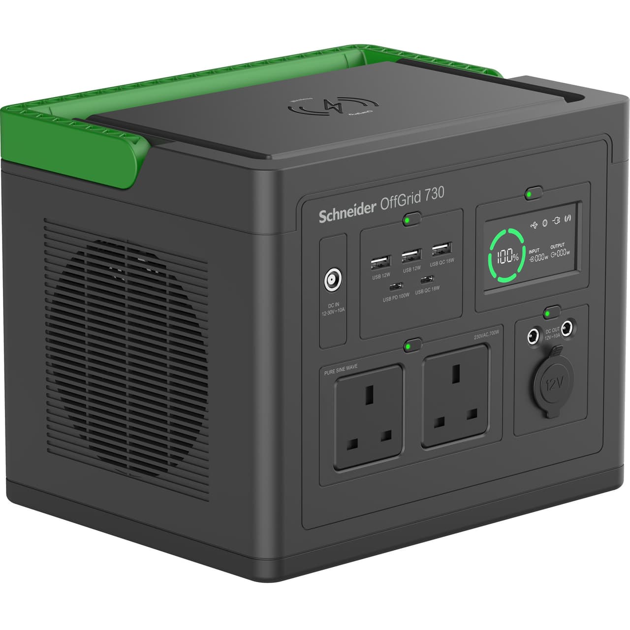 APC Schneider Offgrid Portable Pwr Station 730 738WH Li-ion 2 UK SW SW