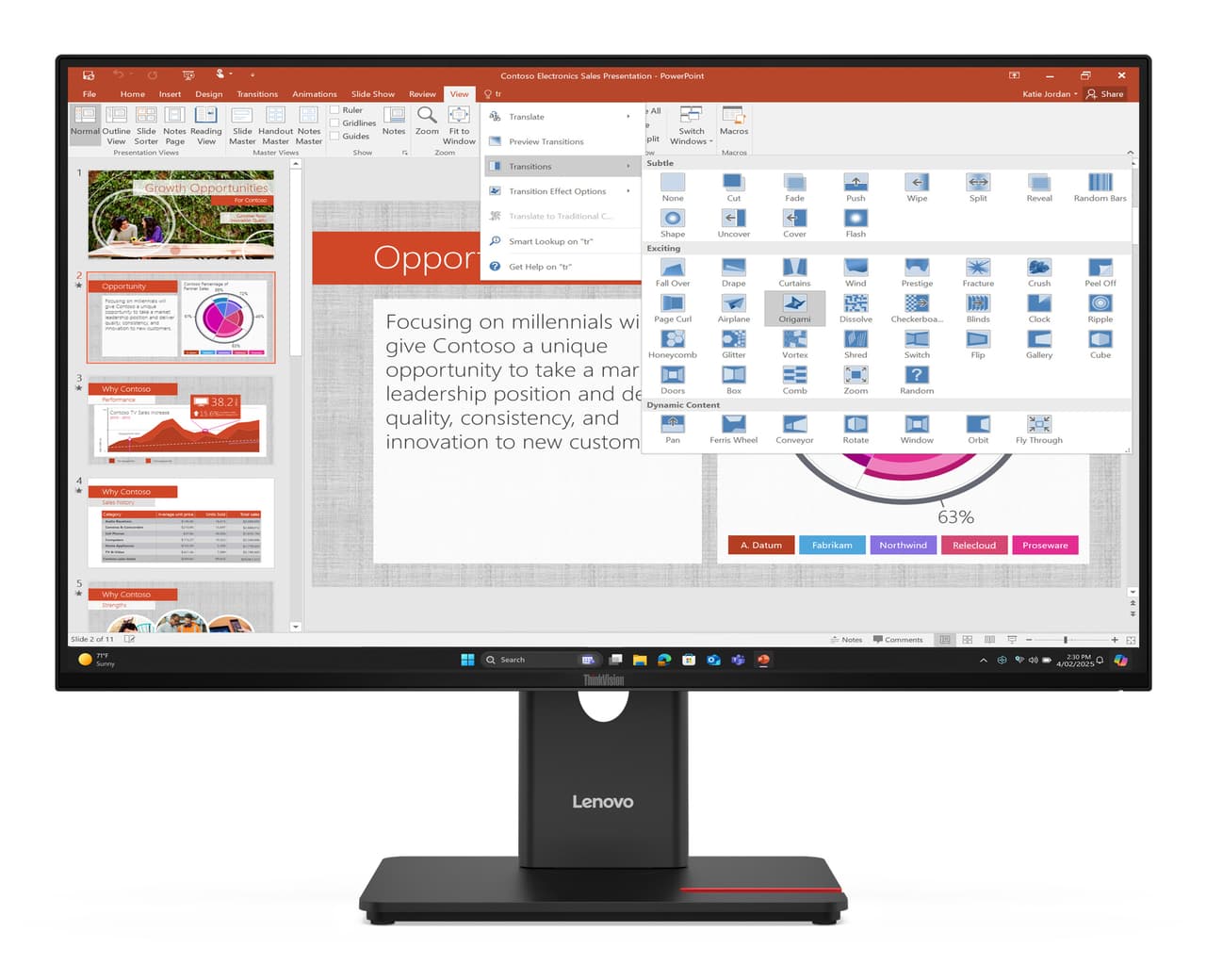 Lenovo ThinkVision T27-40 — photo 1
