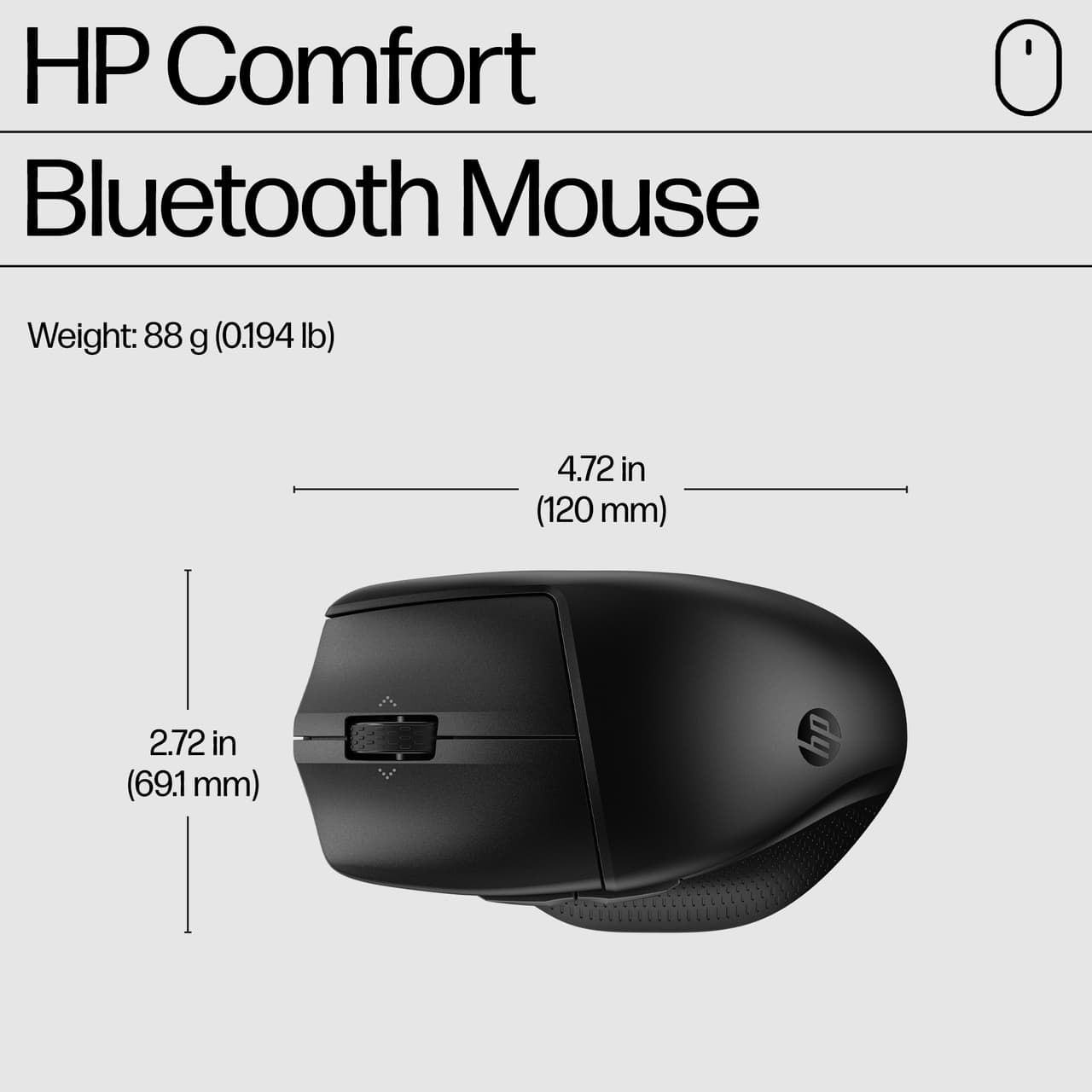 HP 480 Comfort Bluetooth Mouse A/P — photo 3