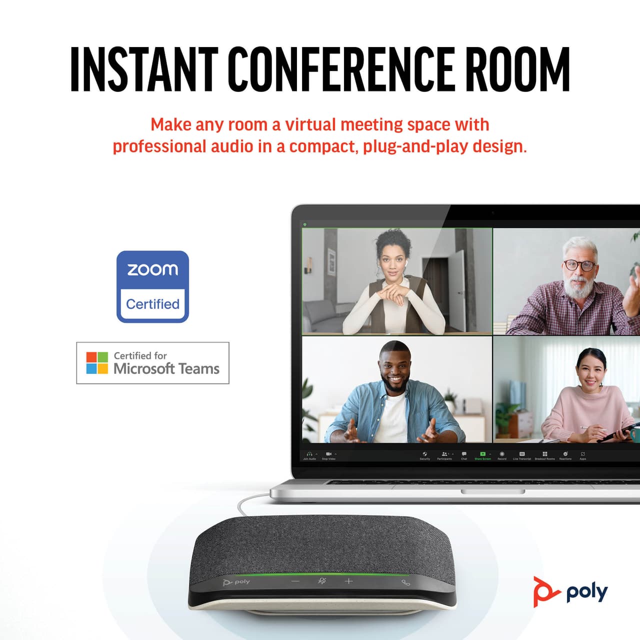 HP Poly Sync 10 Wired Speakerphone — photo 3