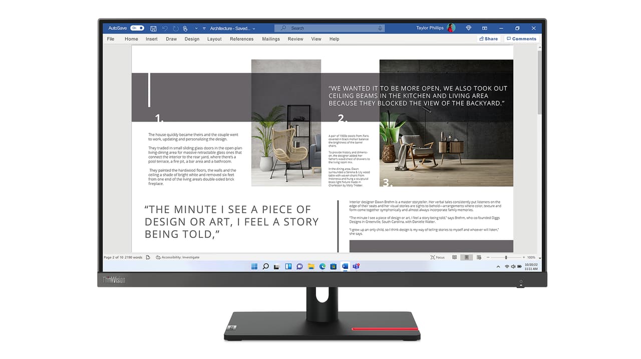 Lenovo Thinkvision S27i-30 Resolution 1920 x 1080 3 Year Carry in Warranty monitor — photo 5