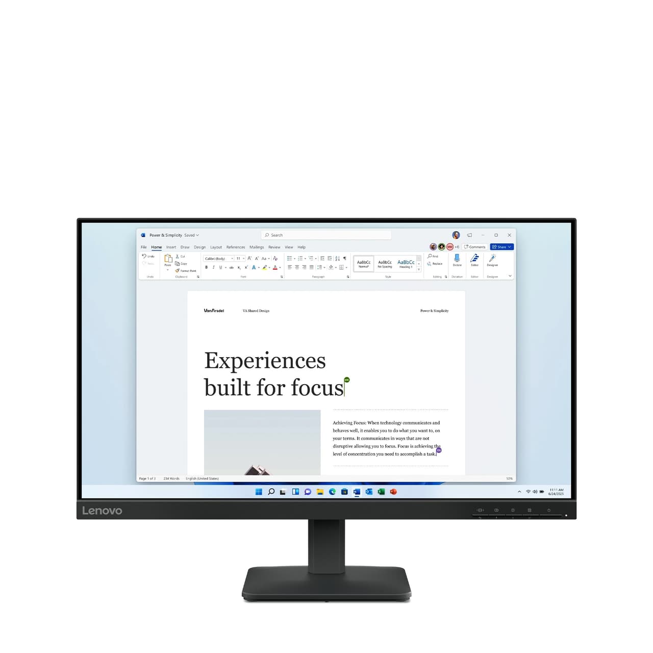 Lenovo L24-4e 24" monitor