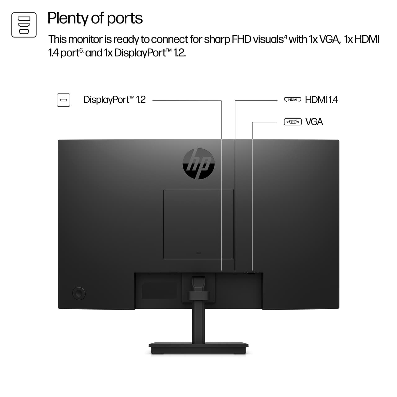HP 324pf 24" monitor — photo 4