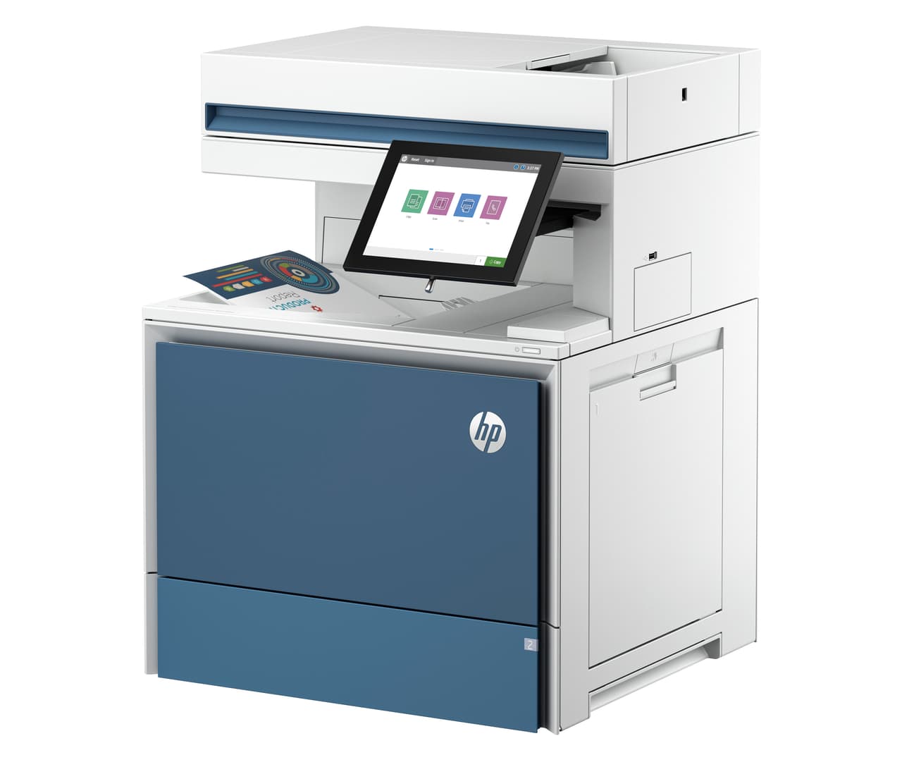 HP LaserJet Enterprise 6800dn Wired Laser Multifunction Printer — photo 2