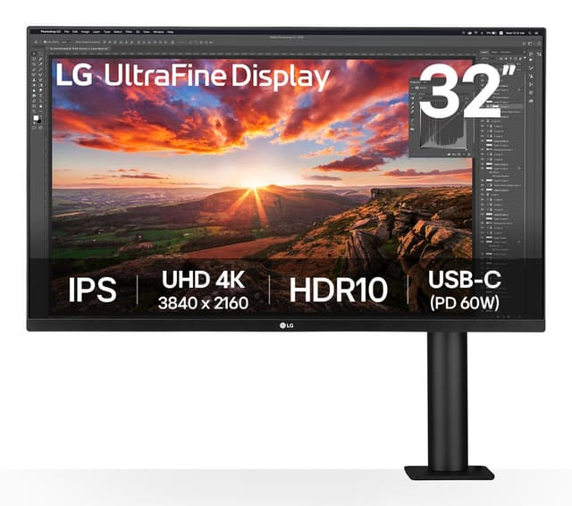 LG UltraFine 32UN880K-B 32" USB-C monitor