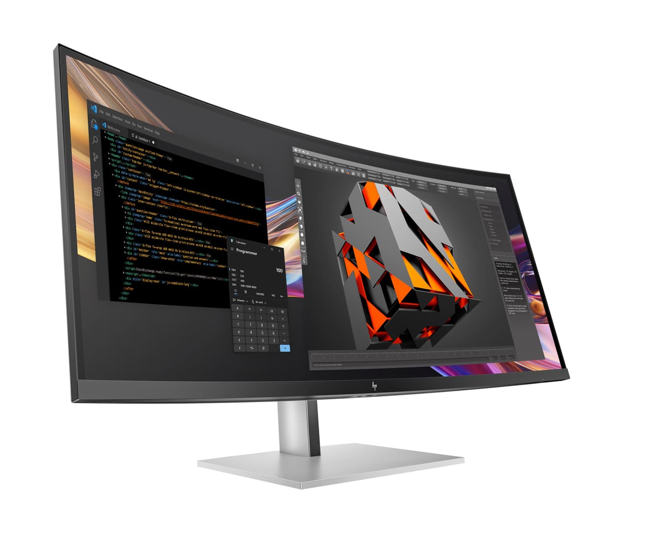 HP 738PU 38" Wide Quad HD+ monitor — photo 2