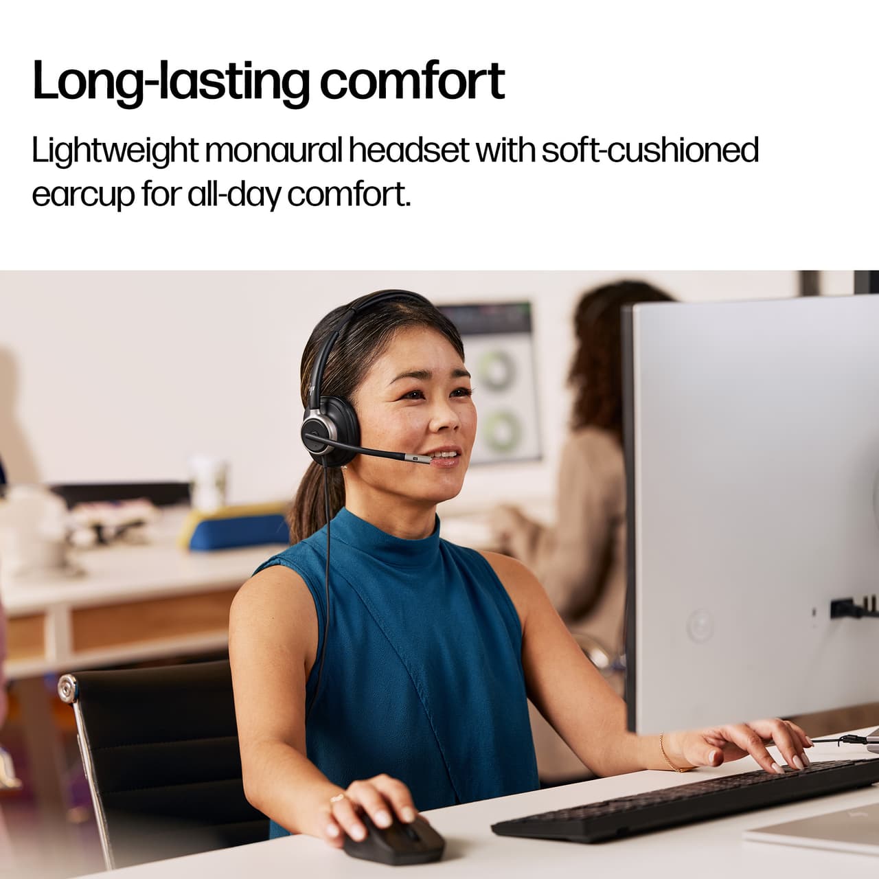 Poly HP Poly Mission 815 Monaural USB Wired Headset (Bulk) — photo 3