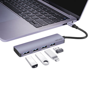 USB C - USB 3.0 Hub with 4 USB 3.0 ports