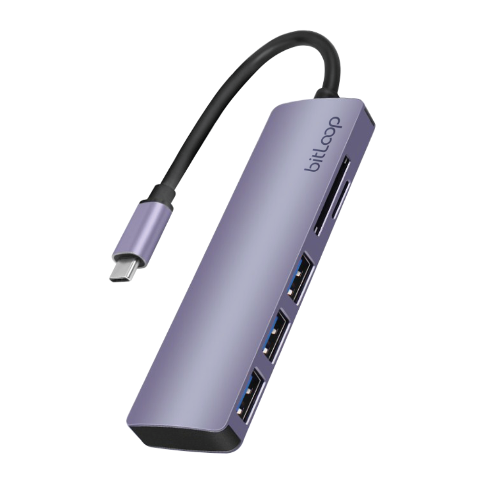 USB C SD Card Reader Hub with 3 USB 3.0 ports – BitLoop Technologies  Singapore
