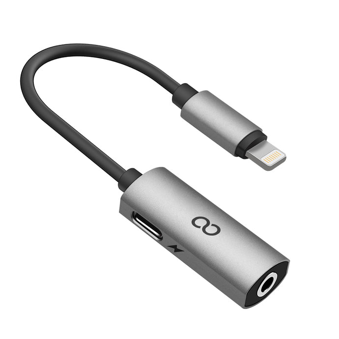 Lightning to 3.5mm Adapter with Charging Port