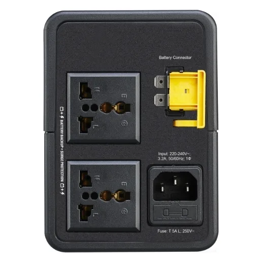 APC BVX700LUI-MS uninterruptible power supply (UPS) Line-Interactive 0.7 kVA 360 W 2 AC outlet(s)