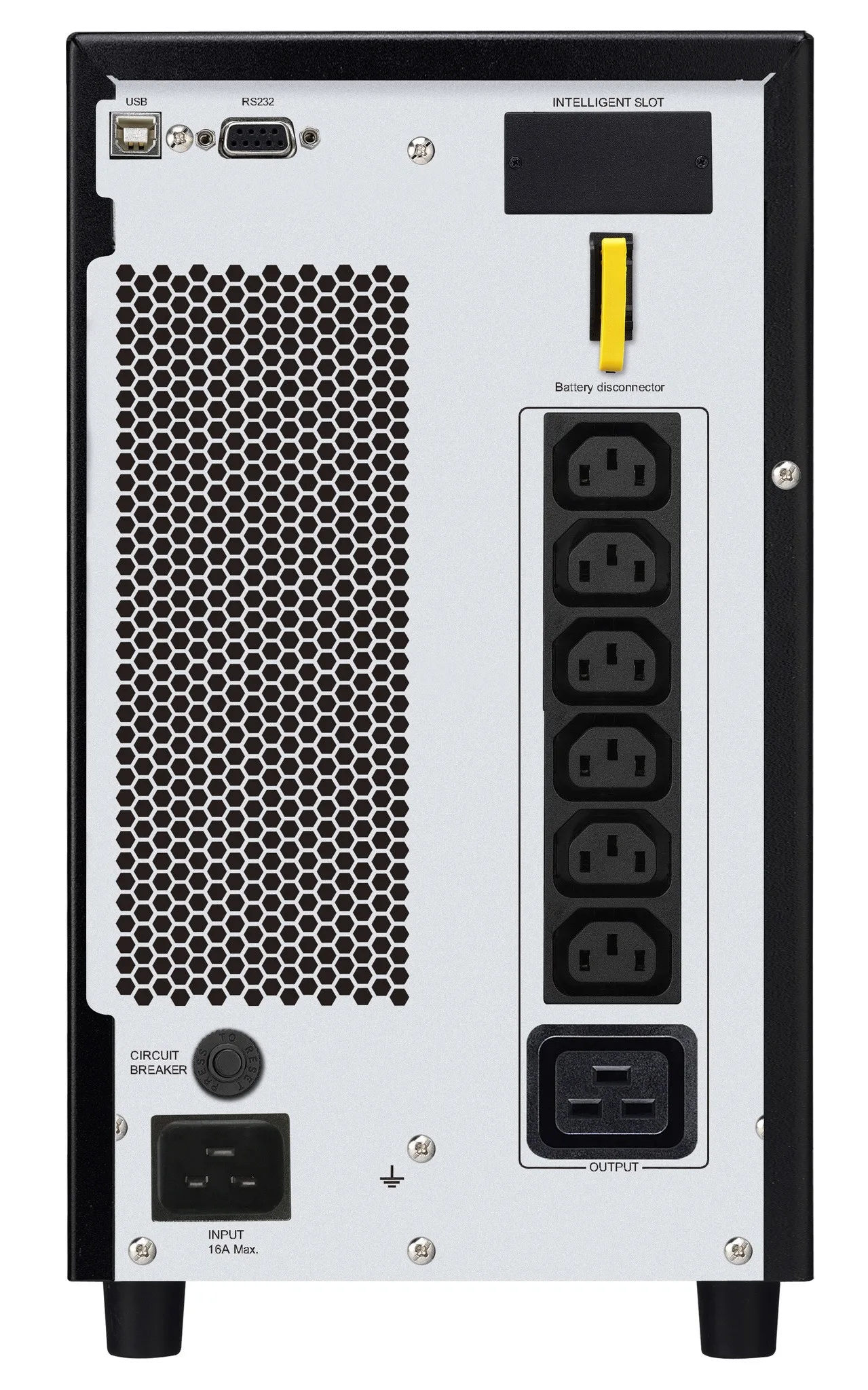 APC SRV3KI uninterruptible power supply (UPS) Double-conversion (Online) 3 kVA 2400 W 6 AC outlet(s)