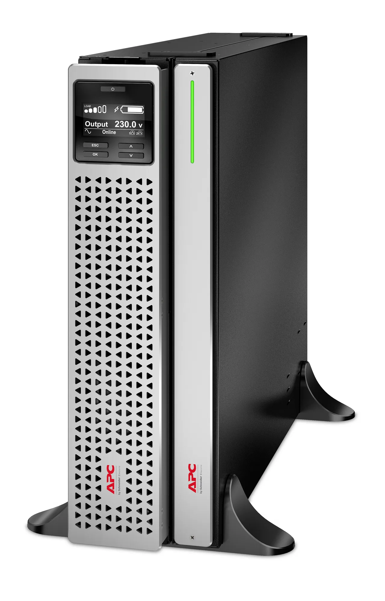 APC Smart-UPS On-Line, 1500VA, Rackmount 3U, 230V, 8x C13 IEC outlets, SmartSlot, Extended runtime, W/ rail kit, W/ Lithium-ion external battery