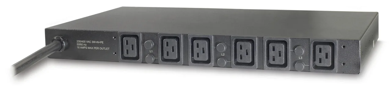 APC Basic Rack PDU AP7526 power distribution unit (PDU) 6 AC outlet(s) 1U Black