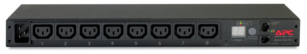 APC AP7821B power distribution unit (PDU) 8 AC outlet(s) 0U/1U Black