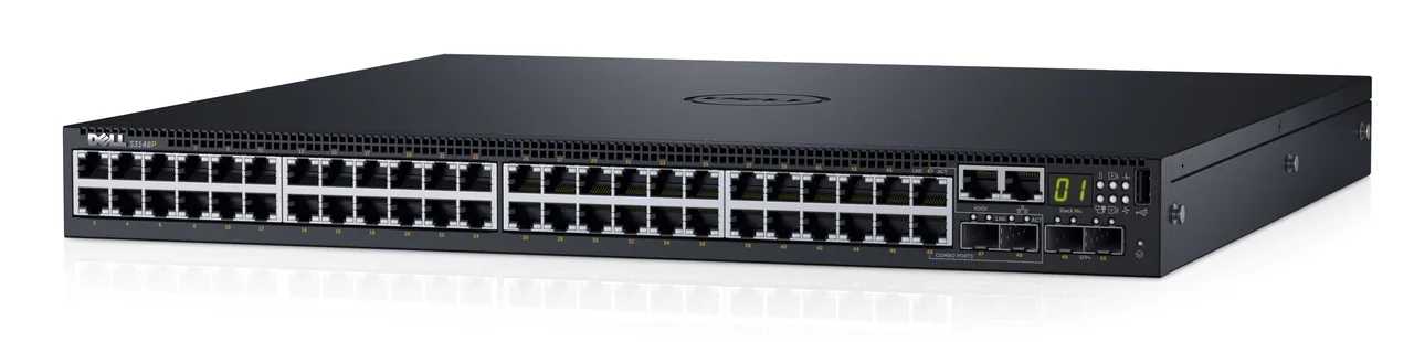 DELL S3148P Managed L2/L3 Gigabit Ethernet (10/100/1000) Power over Ethernet (PoE) 1U Black